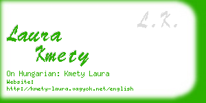 laura kmety business card